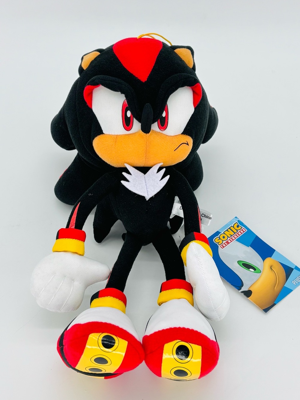 Sonic The Hedgehog Shadow Plush 12” GEE Great Eastern Sega NWT Black